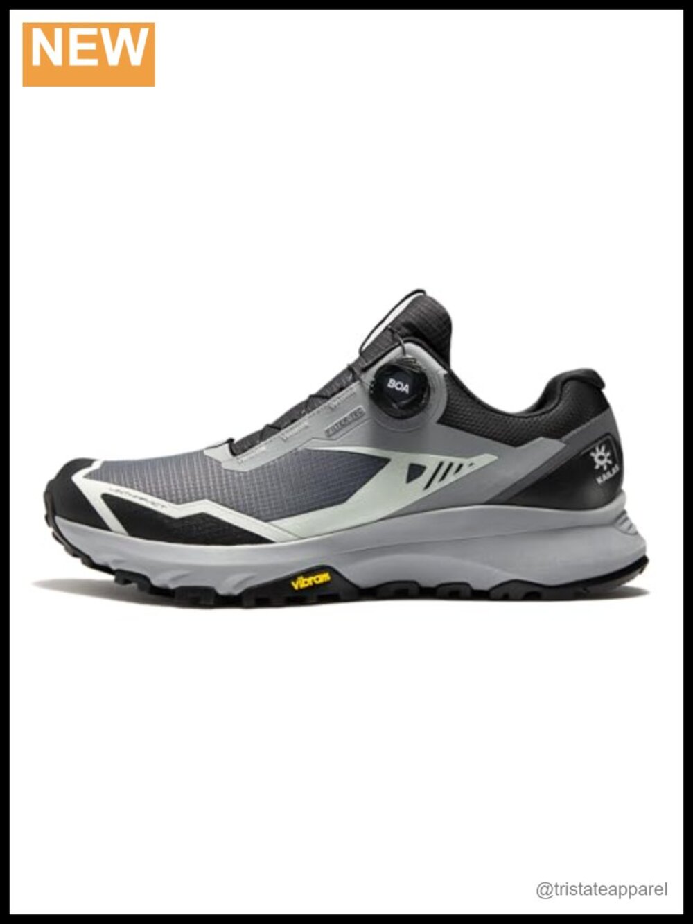 Men's Waterproof Hiking Shoes BOA Fit System Vibram Megagrip Non-Slip